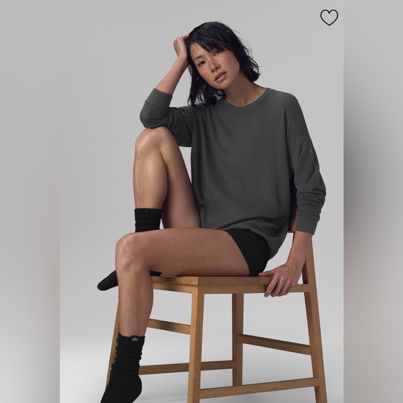 Alo yoga Soho Pullover - Anthracite - Picture 1 of 8